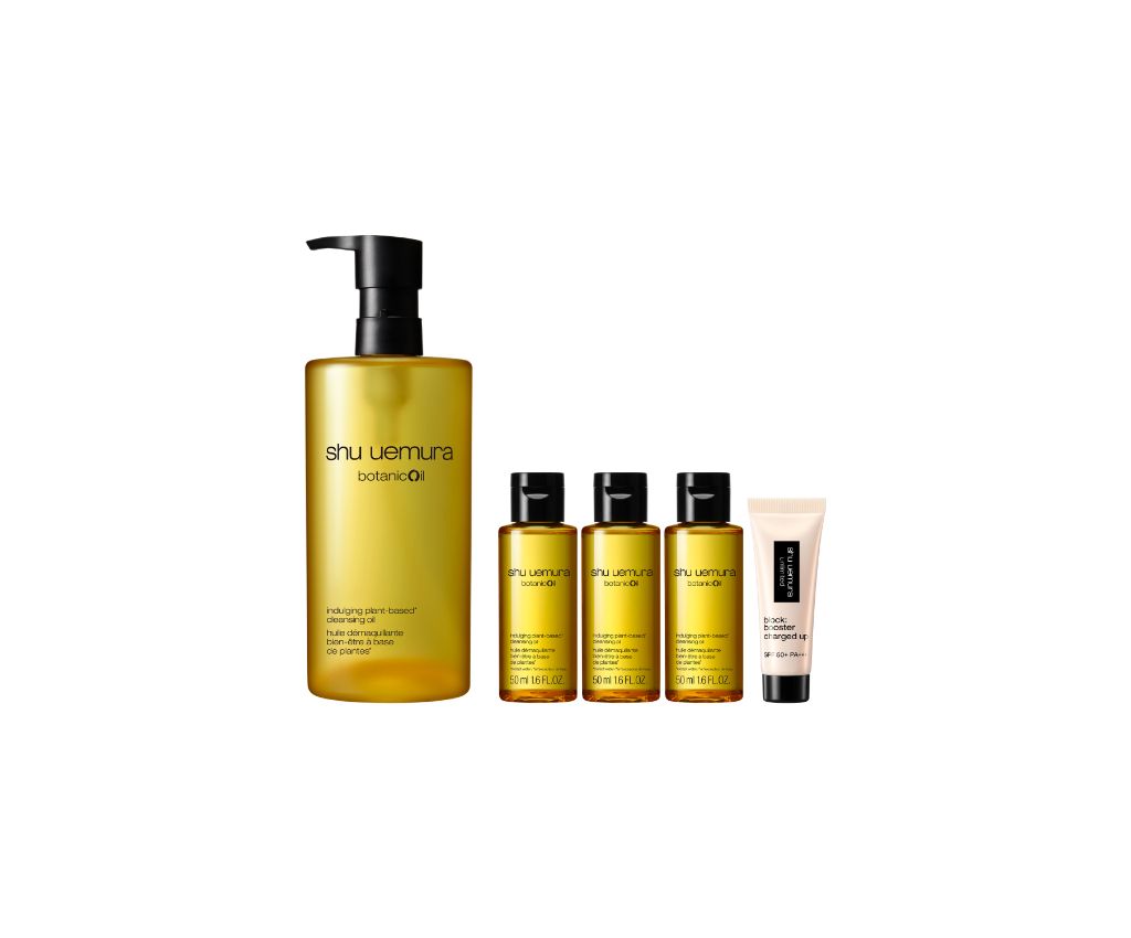 botanicoil indulging plant-based^^ cleansing oil 450ml set